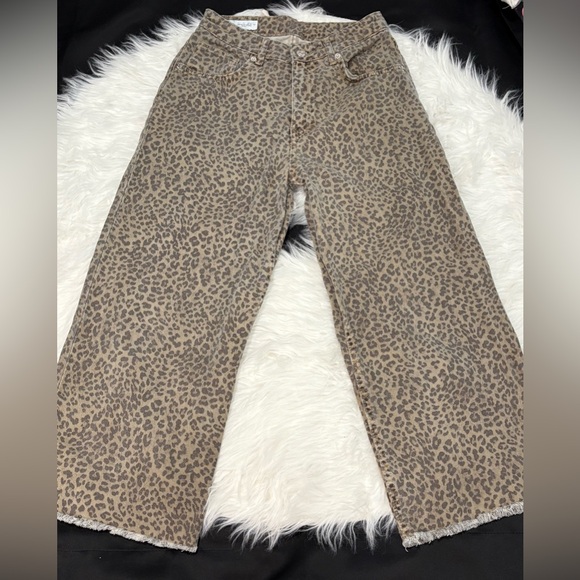 Zara Women’s Size 2 Animal Print Trousers - Picture 1 of 10